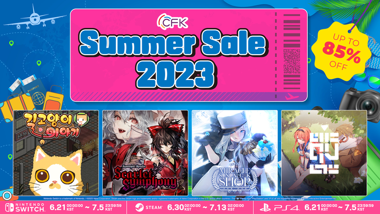 CFK’s Summer Sale offering up to 85% off select titles